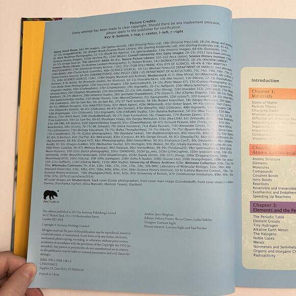 Childrens Encyclopedia of Chemistry by Janet Bingham Hardcover Educational - Picture 3 of 9